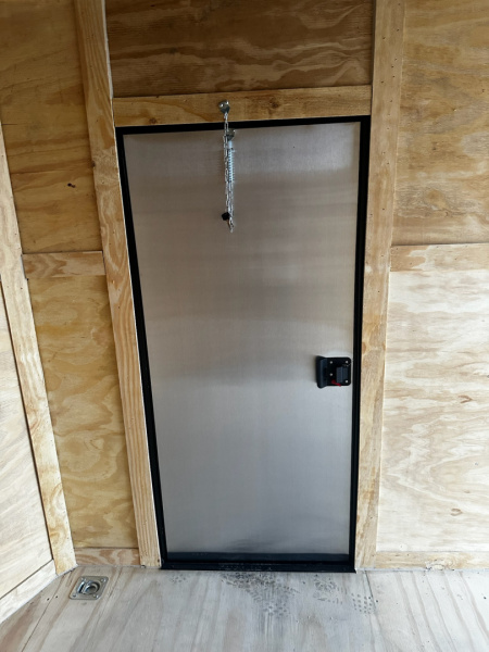 New 2026 Luxe 7X12 Enclosed Trailer - 3500LB Tandem Axle -7'ft Interior-Black Poly-Blackout