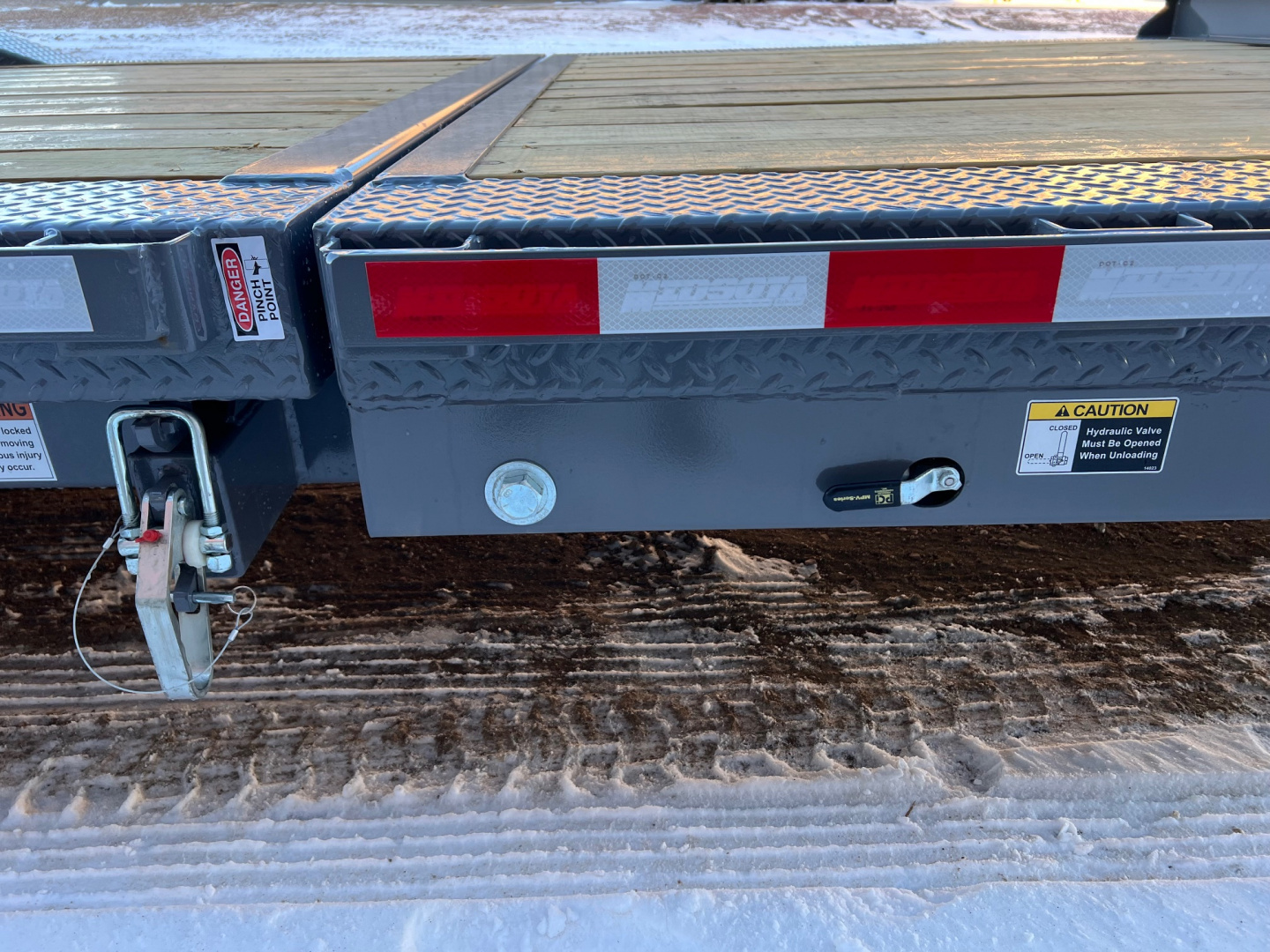 New 2026 Midsota 24' WideBody Equipment Tilt Trailer