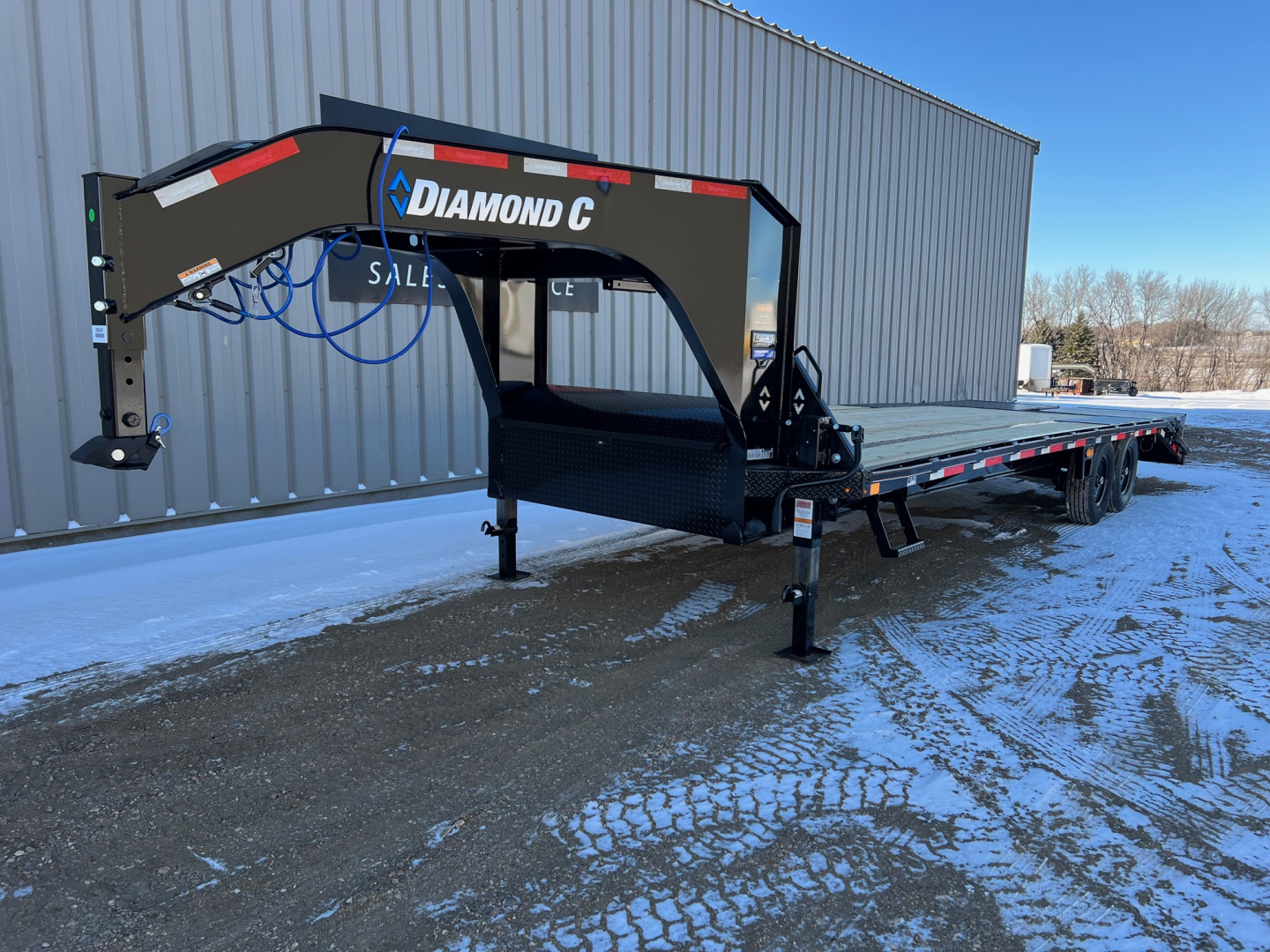 New 2026 Diamond C Trailers 25' FMAX207 Gooseneck Flatbed Trailer