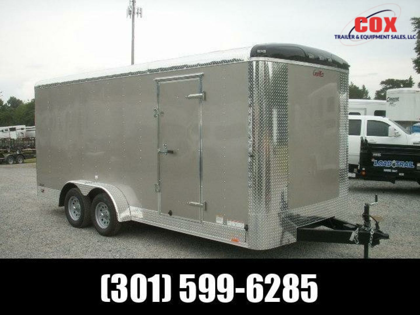 New 2015 Cargo Mate 7 X 18 X 7 RAMP DOOR Cargo / Enclosed Trailer