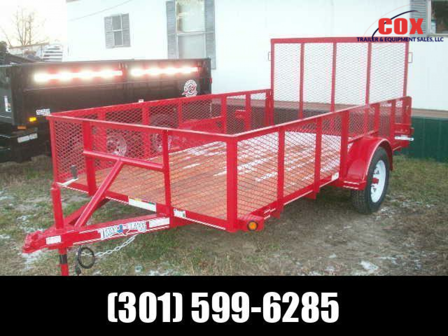 New 2022 Texas Bragg Trailers 12 LANDSCAPE MESH SIDES A SERIES Utility Trailer
