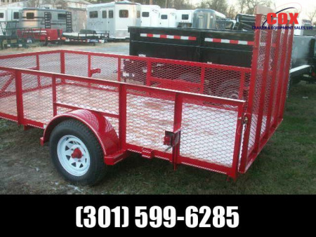 New 2022 Texas Bragg Trailers 12 LANDSCAPE MESH SIDES A SERIES Utility Trailer