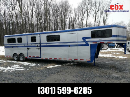 New 2019 Hawk Trailers 6 Horse Head to Head Horse Trailer