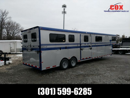 New 2019 Hawk Trailers 6 Horse Head to Head Horse Trailer