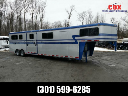New 2019 Hawk Trailers 6 Horse Head to Head Horse Trailer