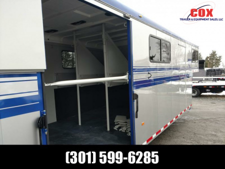 New 2019 Hawk Trailers 6 Horse Head to Head Horse Trailer
