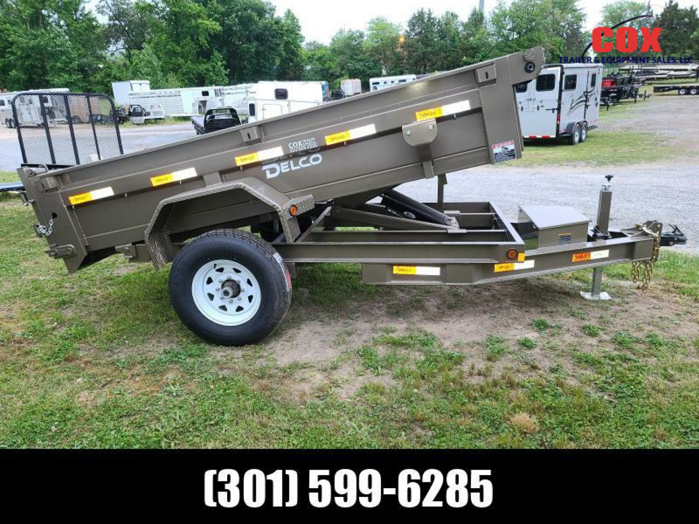 New 2024 Delco Trailers HEAVY DUTY SINGLE AXLE DUMP Dump Trailer