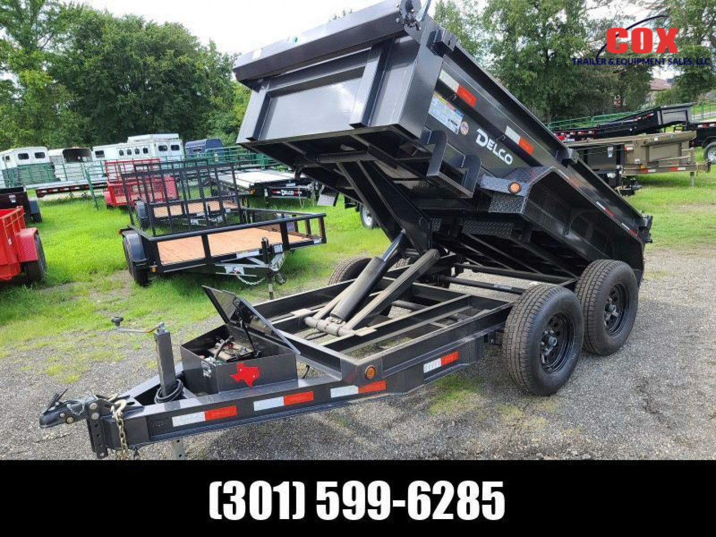 New 2021 Delco Trailers lo-pro 10ft dump Dump Trailer