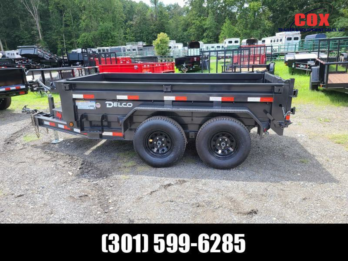 New 2021 Delco Trailers lo-pro 10ft dump Dump Trailer