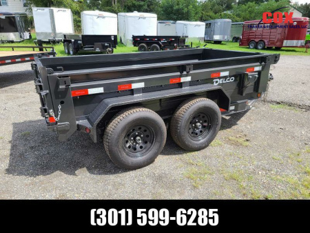 New 2021 Delco Trailers lo-pro 10ft dump Dump Trailer
