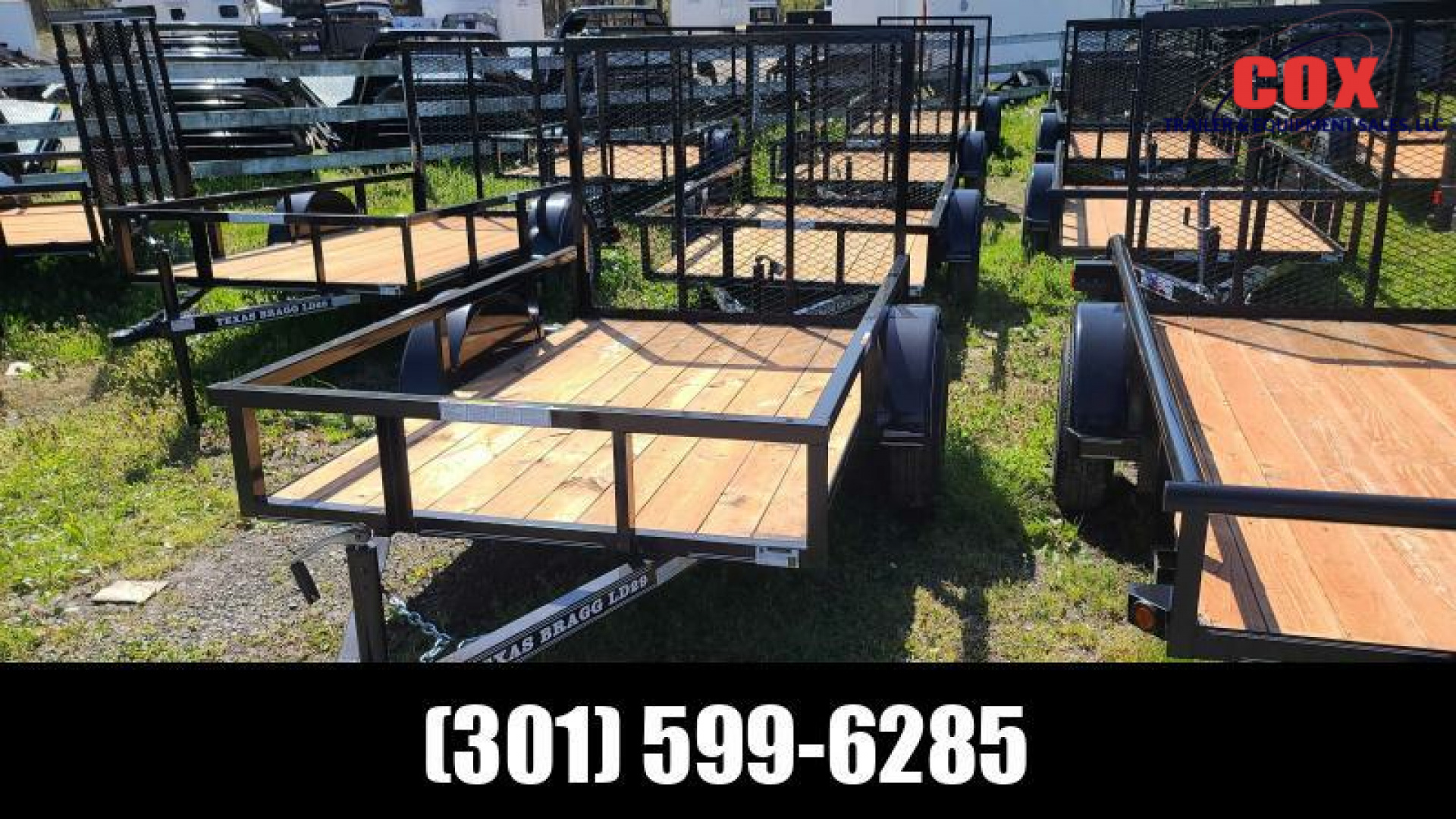 New 2022 Texas Bragg Trailers LD29 5ft wide series Utility Trailer