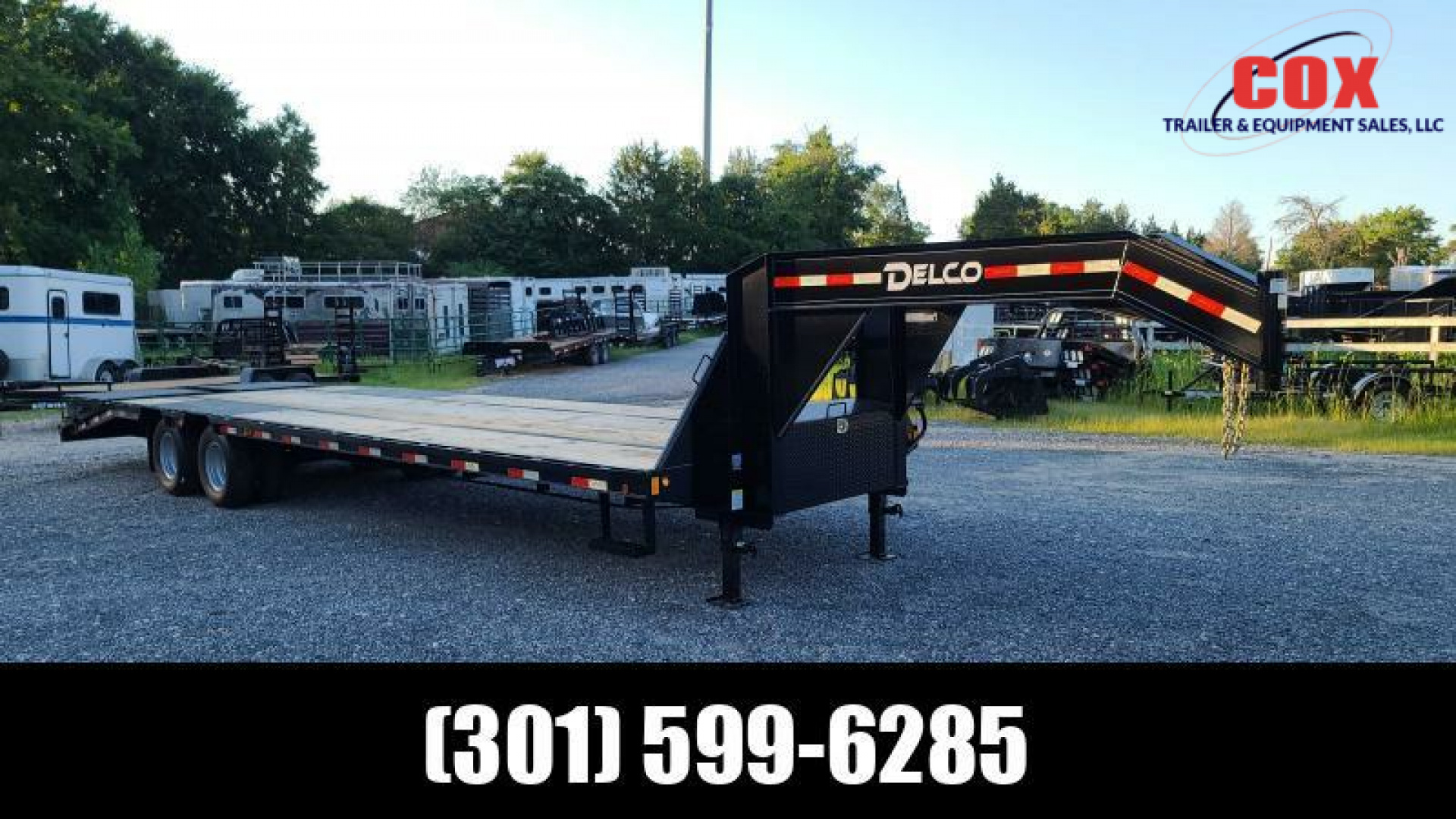New 2022 Delco Trailers Lo-Profile Gn Trailer Flatbed Trailer