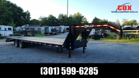 New 2022 Delco Trailers Lo-Profile Gn Trailer Flatbed Trailer