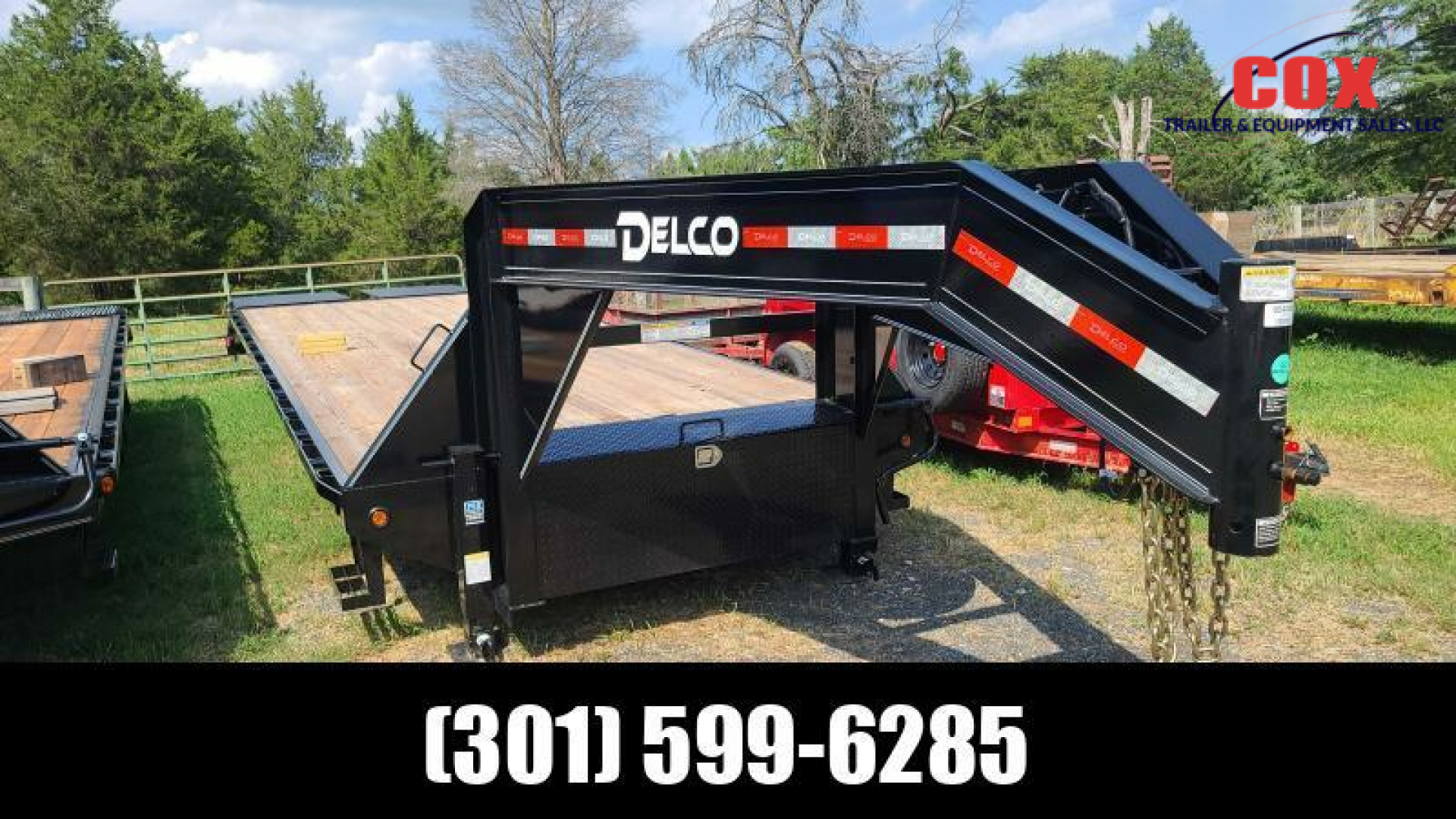 New 2022 Delco Trailers Gooseneck Flatbed Equipent Trailers Equipment Trailer