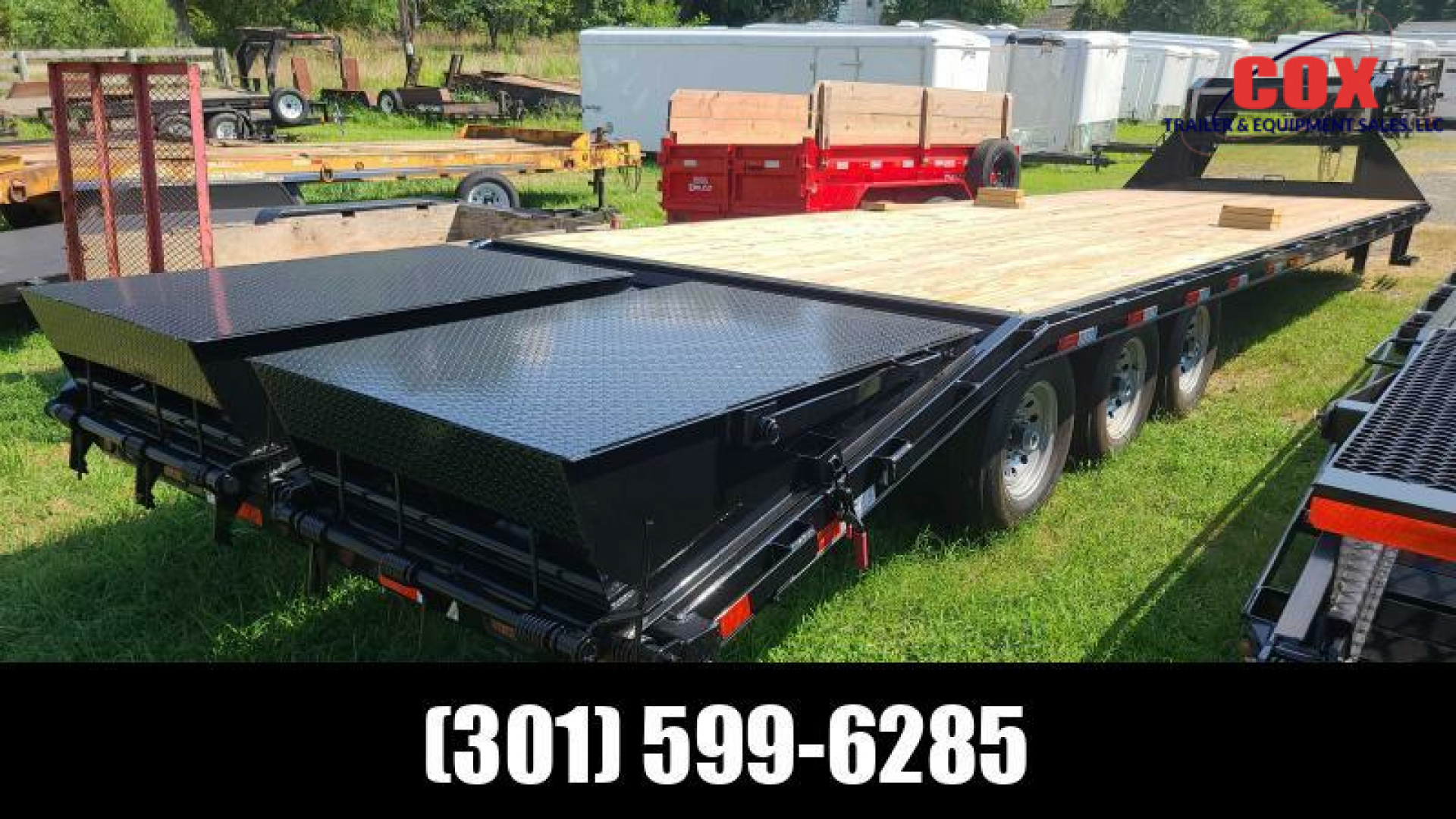 New 2022 Delco Trailers Gooseneck Flatbed Equipent Trailers Equipment Trailer