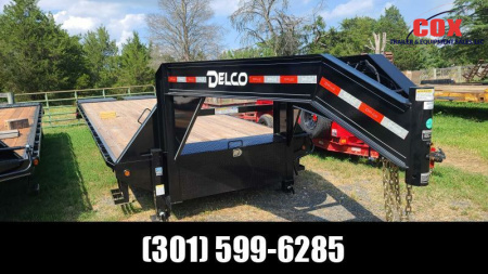 New 2022 Delco Trailers Gooseneck Flatbed Equipent Trailers Equipment Trailer