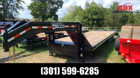 New 2022 Delco Trailers Gooseneck Flatbed Equipent Trailers Equipment Trailer