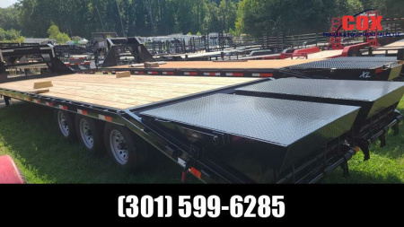 New 2022 Delco Trailers Gooseneck Flatbed Equipent Trailers Equipment Trailer