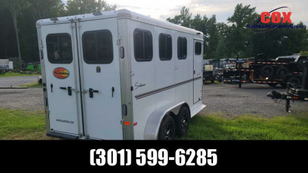 New 2023 Sundowner Trailers 3-Horse Bp 7'Height Horse Trailer