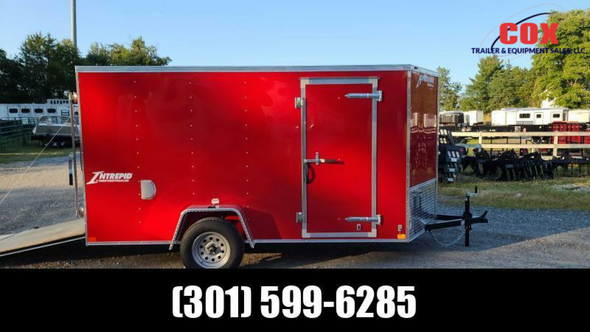 New 2026 Homesteader Trailers 612IT Red Ramp Cargo / Enclosed Trailer