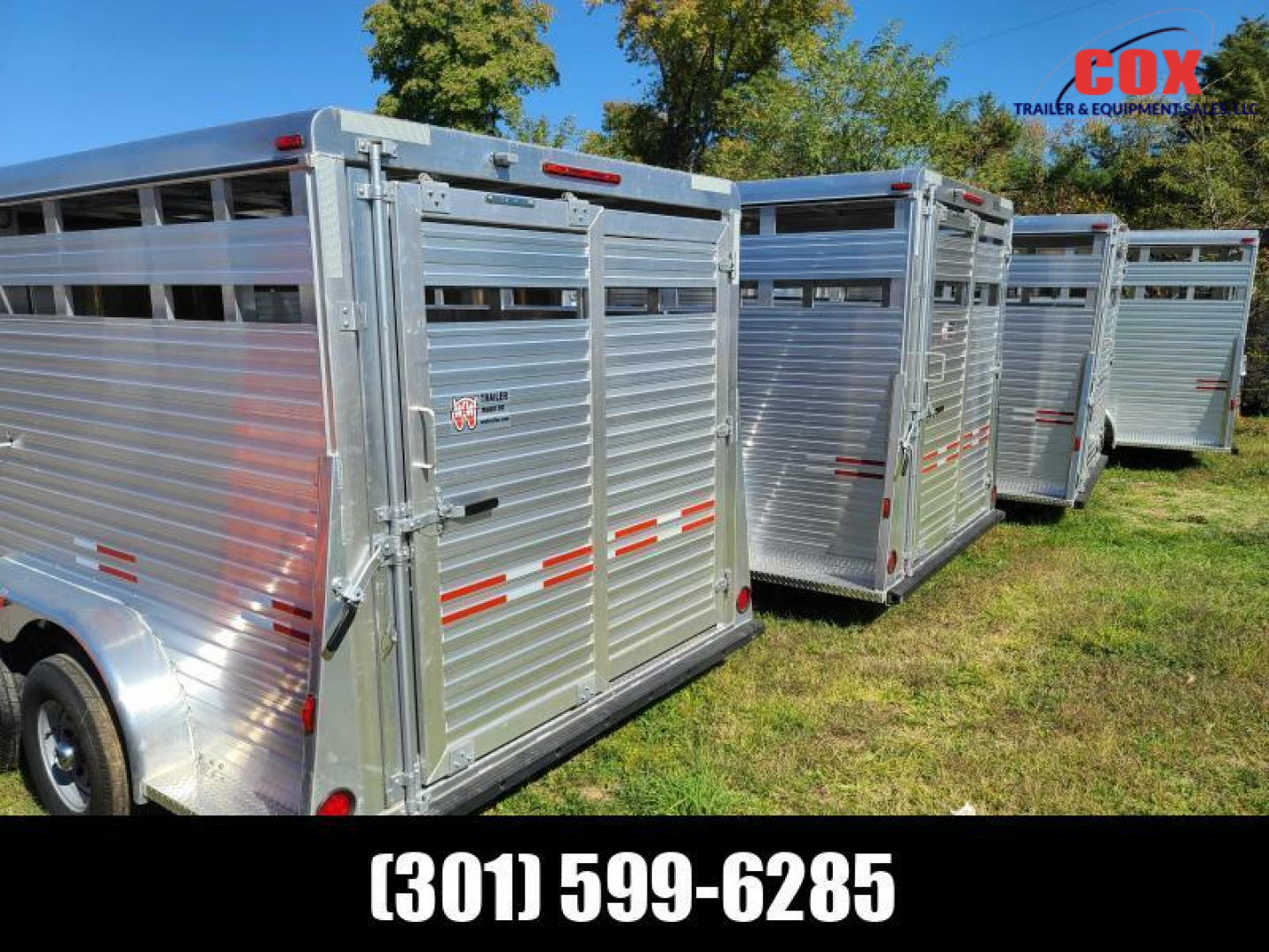New 2022 W-W Trailer All Aluminum Stock Trailer Stock / Stock Combo Trailer