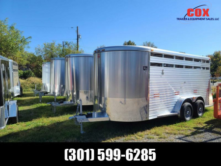 New 2022 W-W Trailer All Aluminum Stock Trailer Stock / Stock Combo Trailer