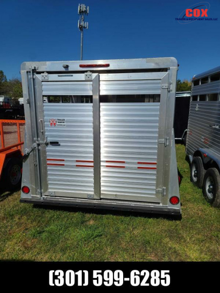 New 2022 W-W Trailer All Aluminum Stock Trailer Stock / Stock Combo Trailer