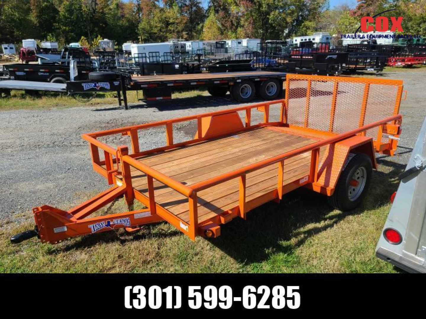 New 2022 Texas Bragg Trailers 10 plus 2 single axle Flatbed Trailer