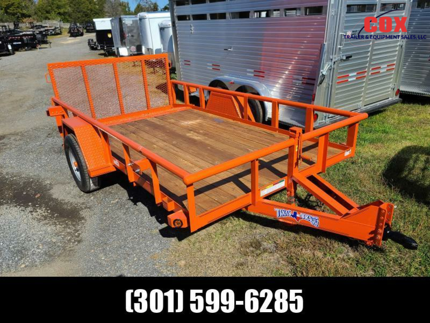 New 2022 Texas Bragg Trailers 10 plus 2 single axle Flatbed Trailer