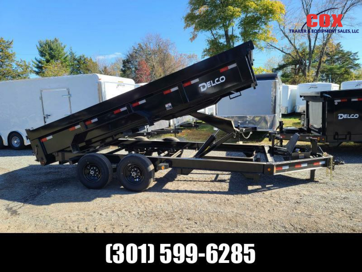New 2023 Delco Trailers 16ft bumper dump special Dump Trailer