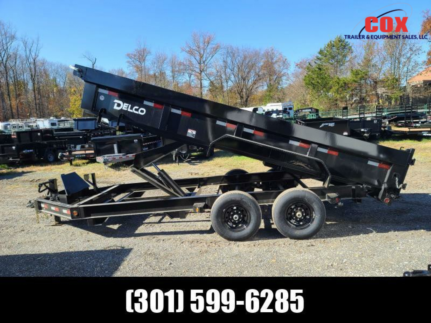 New 2023 Delco Trailers 16ft bumper dump special Dump Trailer