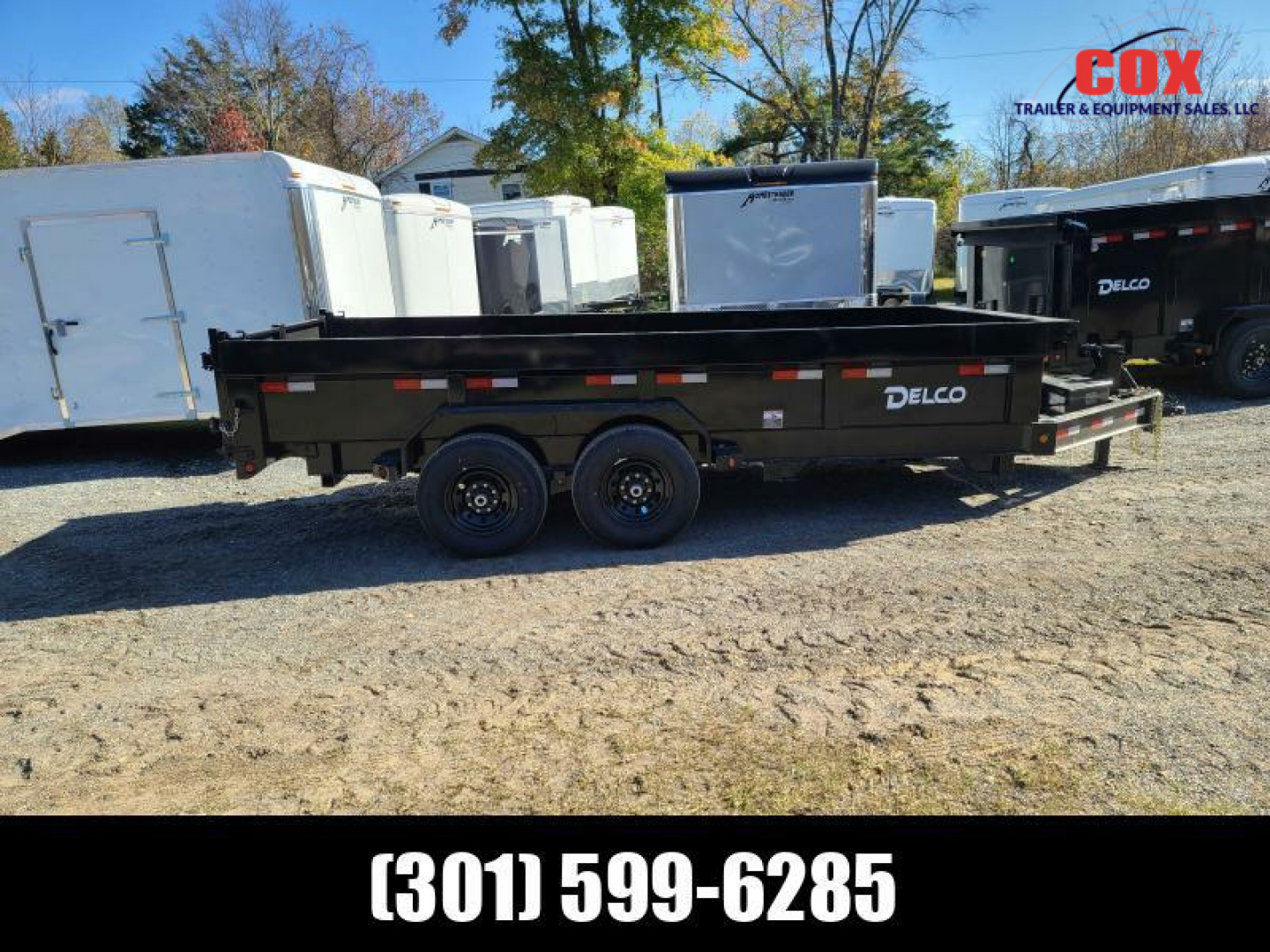 New 2023 Delco Trailers 16ft bumper dump special Dump Trailer