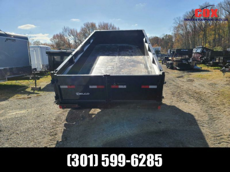 New 2023 Delco Trailers 16ft bumper dump special Dump Trailer