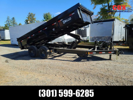 New 2023 Delco Trailers 16ft bumper dump special Dump Trailer