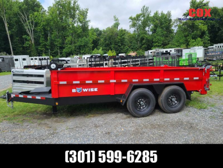New 2024 B-Wise LO Profile HD Dump TRailer Dump Trailer