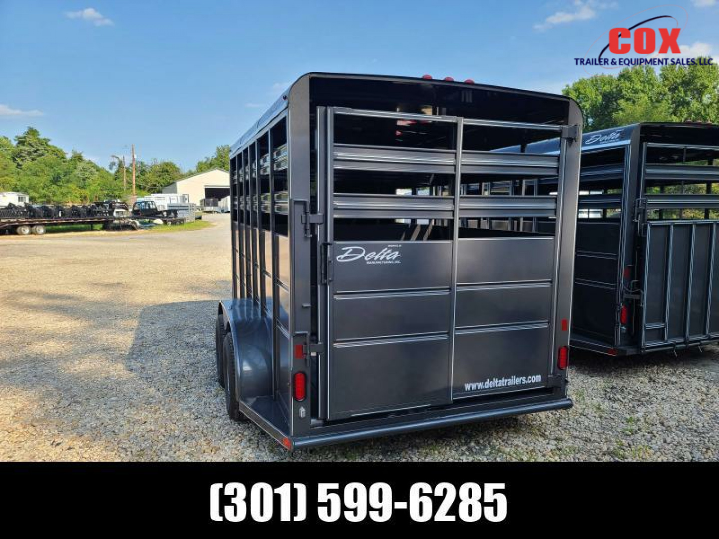 New 2023 Delta Manufacturing Extra wide bp Stock Trailer Stock / Stock Combo Trailer