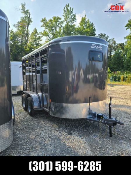 New 2023 Delta Manufacturing Extra wide bp Stock Trailer Stock / Stock Combo Trailer
