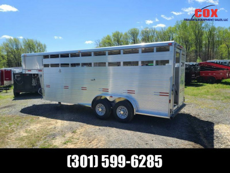 New 2024 W-W Trailer Bright Line 20 x 7 x 7  Stock / Stock Combo Trailer