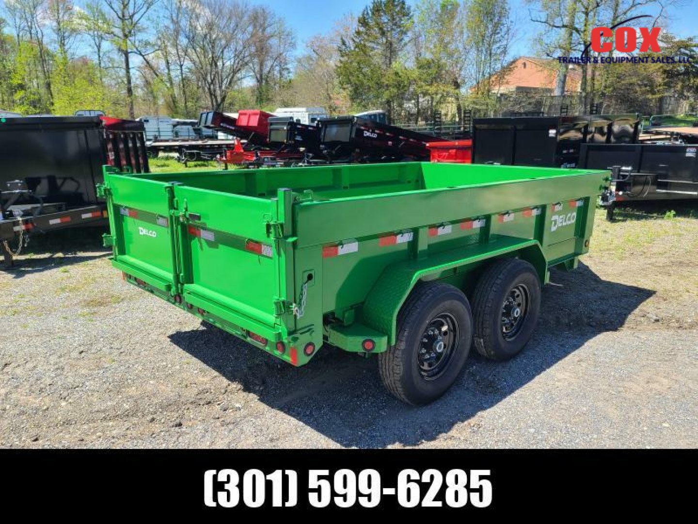 New 2024 Delco Trailers HD Dump Trailers Extra wide  Dump Trailer