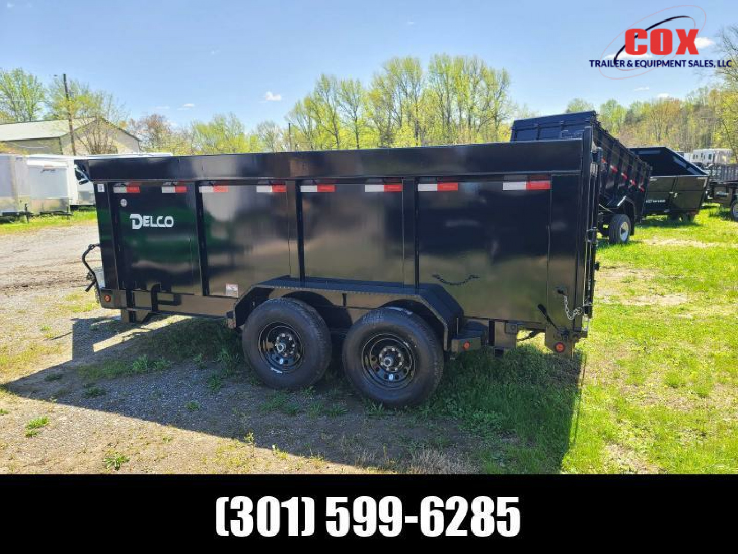 New 2024 Delco Trailers HD Dump Trailers Extra wide  Dump Trailer