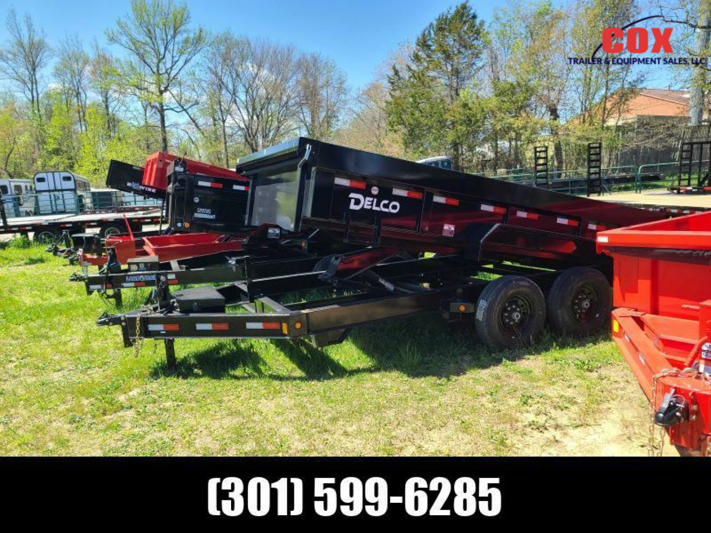 New 2024 Delco Trailers HD Dump Trailers Extra wide  Dump Trailer