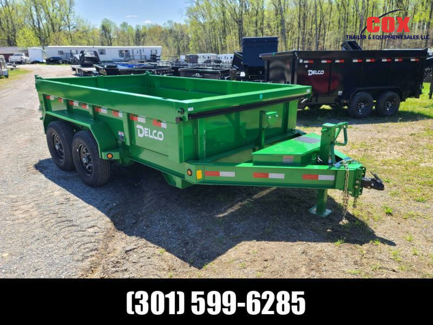New 2024 Delco Trailers HD Dump Trailers Extra wide  Dump Trailer