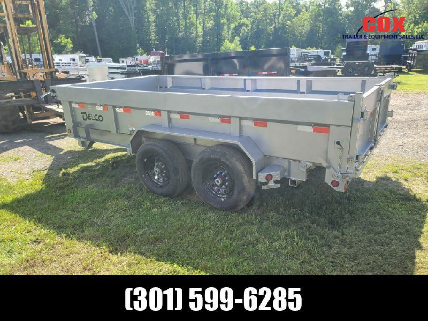 New 2024 Delco Trailers 14 ft Deluxe Dump Trailer  Dump Trailer