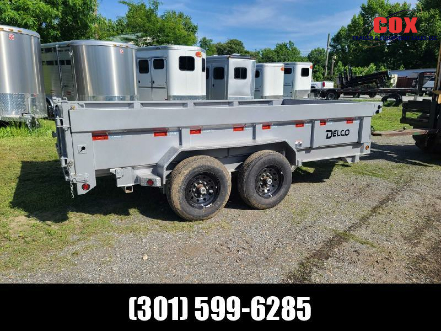 New 2024 Delco Trailers 14 ft Deluxe Dump Trailer  Dump Trailer