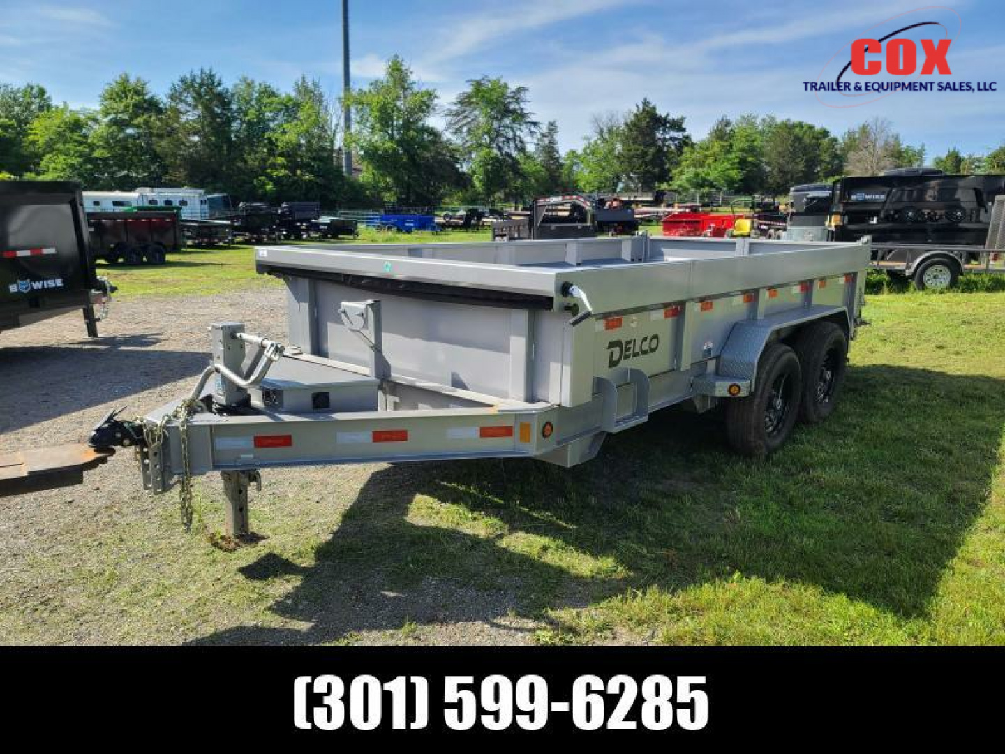 New 2024 Delco Trailers 14 ft Deluxe Dump Trailer  Dump Trailer
