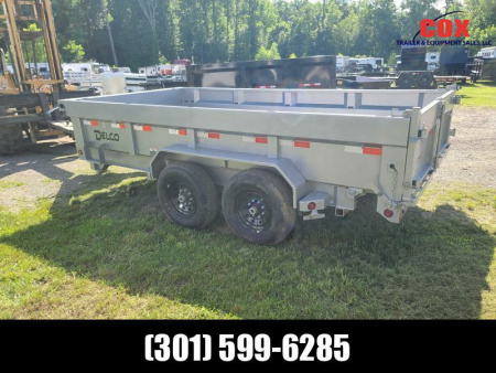 New 2024 Delco Trailers 14 ft Deluxe Dump Trailer  Dump Trailer