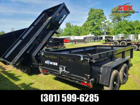 New 2024 BWISE 12 dump non cdl  Dump Trailer
