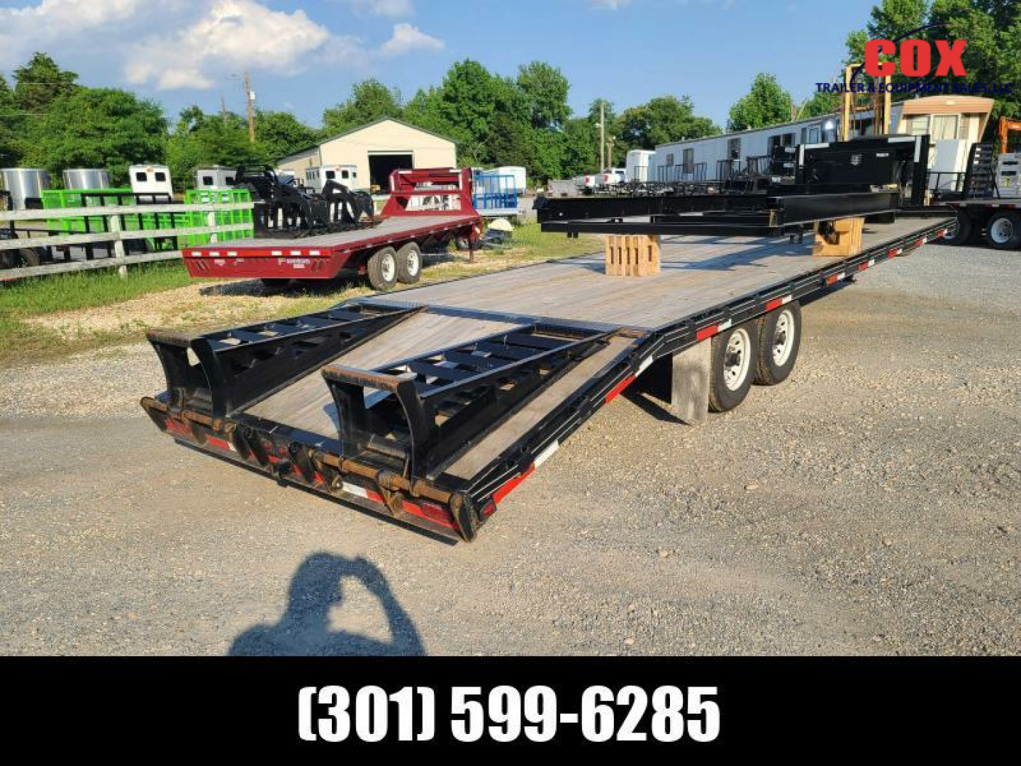 Used 2020 Golden used gn hot shot trailer  Flatbed Trailer