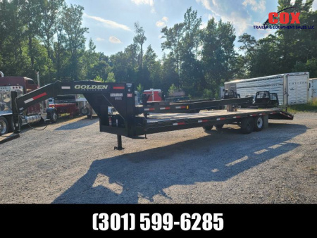 Used 2020 Golden used gn hot shot trailer  Flatbed Trailer