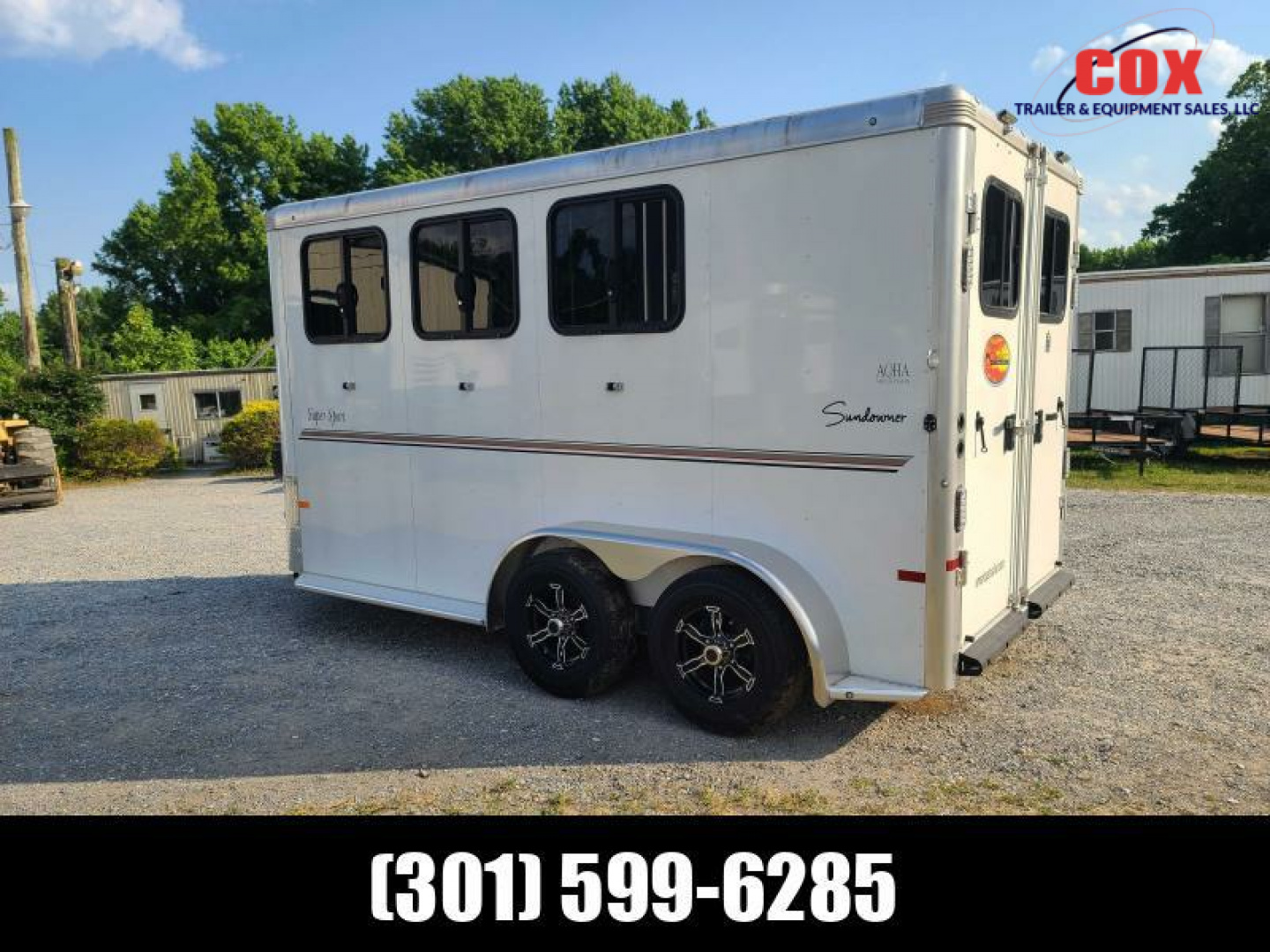 New 2023 Sundowner Trailers 3-horse bumper pull #642 special Horse Trailer
